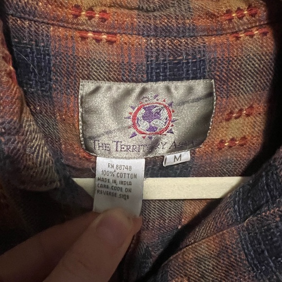 The Territory Ahead Brown Flannel - Picture 2 of 4